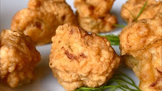 Crispy Fried Cauliflower Bites  Em’s Kitchen [upl. by Llennoc826]