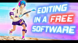 Editing a Fortnite Montage in a FREE Software [upl. by Leduar]