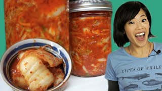 My FAVORITE KIMCHI Recipe  A Small Batch DIY  FERMENTED [upl. by Annaet]