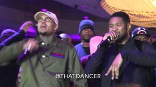 Chris Brown amp Usher Perform quotNew Flamequot in Miami [upl. by Eclud]