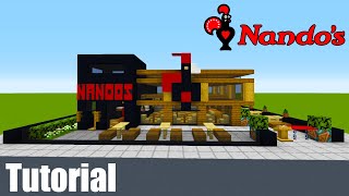 Minecraft Tutorial How To Make A Nandos quot2021 City Build Tutorialquot [upl. by Hsak]