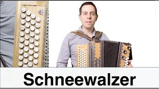 Schneewalzer  Lernvideo  GCFB  QuetschnAcademy  Steirische Harmonika [upl. by Edd949]