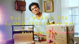 Wrapping gifts using NO TAPE with Rajiv Surendra Holiday Special [upl. by Jocko]