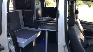 Fiat Doblo micro camper campervan conversion [upl. by Ahsekin550]