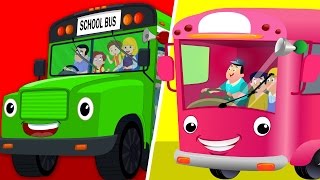 Wheels on the bus collection  Nursery rhymes for children [upl. by Roane]