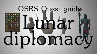 OSRS Lunar Diplomacy quest guide [upl. by Fording]