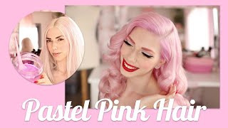 How I dye my hair Pastel Pink [upl. by Duyne]