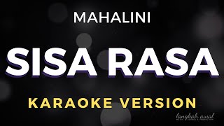 Mahalini  Sisa Rasa  Karaoke Version [upl. by Darlene327]