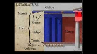 The Doric Order  Ancient Greek Architecture [upl. by Kcirb867]