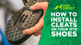 How to install cleats on your MTB shoes [upl. by Hild]