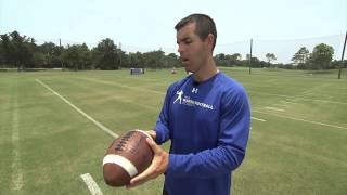 The Drop  How to Punt a Football Series by IMG Academy Football 2 of 5 [upl. by Ainessey]