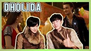 Koreans React to 【Dholida】 LOVEYATRI  Aayush S  Warina H  Neha Kakkar Udit N Palak M Raja H [upl. by Lilias]