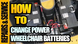 🔋How to Replace The Batteries On A Power Wheelchair [upl. by Cairns]