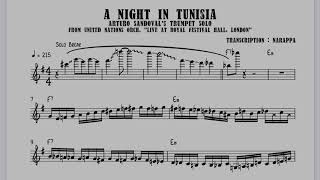 Arturo Sandoval  A Night in Tunisia Transcription [upl. by Aydiv]