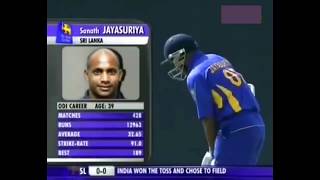 Sanath Jayasuriya LAST ODI CENTURY  107 Against India  1st ODI at Dambulla 2009 [upl. by Levi901]