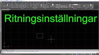 Ritningsinställningar i ProgeCAD [upl. by Nahpos]