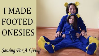 DIY footed onesie [upl. by Neila]