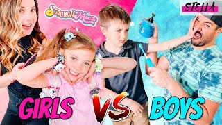 Morning Routine  Girls vs Boys Feat ScrunchMiez [upl. by Macmahon]