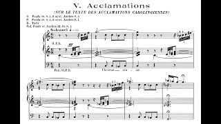 Langlais Suite médiévale  V Acclamations [upl. by Kaczer]