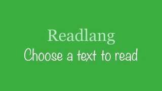 Readlang Tutorial 2 Choose a text to read [upl. by Tiebout]