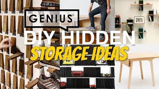 20 Smart DIY Hidden Storage Ideas that Keep Clutter in Check [upl. by Azial96]