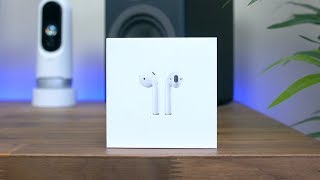 AirPods 2 Unboxing and First Look [upl. by Analla839]