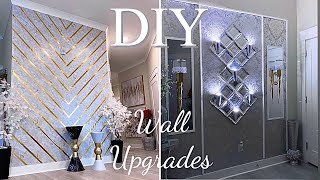 WALL UPGRADES IN A RENTAL HOW TO COVER LARGE WALLS HOME IMPROVEMENT DIY [upl. by Aldridge]