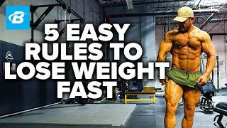 5 Easy Rules to Lose Weight Fast  Mark Bell [upl. by Ennayllek]