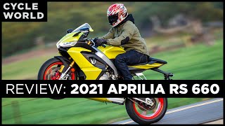 2021 Aprilia RS 660 Road Test Review [upl. by Cosmo]