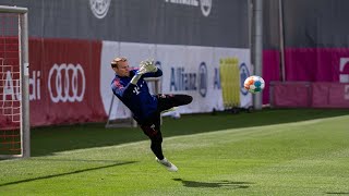 How to train like Manuel Neuer  goalkeeper training [upl. by Artinad818]