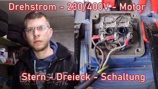 Drehstrommotor  Stern Dreieckschaltung ElektroM [upl. by Alemrac324]