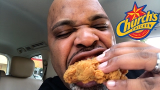 Churchs Chicken Food Review [upl. by Valina905]