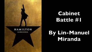 Hamilton  Cabinet Battle 1 InstrumentalKaraoke with Lyrics [upl. by Scheider449]