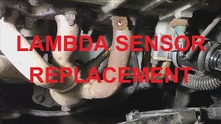 VW Polo 04 9n Lambda sensor replacement [upl. by Htor]