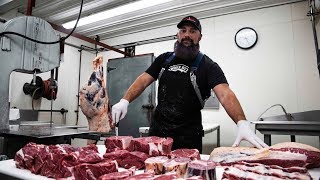 How to Butcher a Cow  ENTIRE BREAKDOWN  by The Bearded Butchers [upl. by Neeloj]