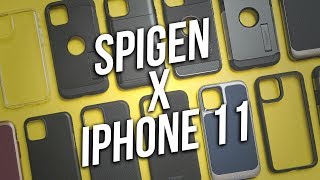 Spigen iPhone 1111 Pro Cases  Overview  Ultra Hybrid Thin Fit Tough Armor etc [upl. by Scheld526]