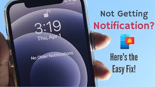 Fix Notifications not working on iPhone iOS 14 How To [upl. by Arde242]