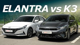 New 2022 Kia K3 Forte vs Hyundai Elantra quotThe New Platform Mattersquot [upl. by Inafetse]