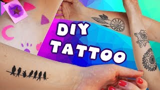 TUTO  FAUX TATOUAGES [upl. by Ahcsim38]