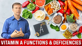 Vitamin A Sources Functions and Deficiencies – Dr Berg [upl. by Cathe]