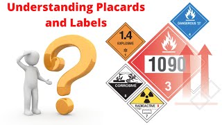 DOT Chart 16 Understanding HazMat Placards and Labels [upl. by Eisor40]