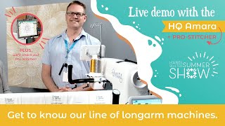 Live Amara and ProStitcher Demo [upl. by Belvia]