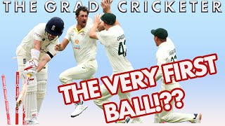 THE VERY FIRST BALL  The Ashes  1st Test  Day 1 [upl. by Rosemonde]