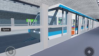 AMAZINGLY REALISTIC METRO IN ROBLOX Automatic Subway Line 1 Game link in description [upl. by Wulf]