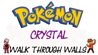 Pokemon Crystal  How To Walk Through Walls  GameShark Codes [upl. by Anigriv]