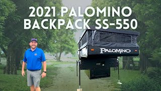 2021 Palomino Backpack SS550 Popup Truck Camper from CampOutRVStratford [upl. by Heigl]