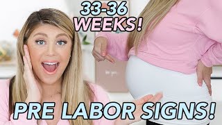 EARLY LABOR SIGNS  36 WEEKS PREGNANCY UPDATE THEMILLERS [upl. by Ellan]