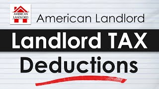 The Best Landlord Tax Deductions for Rental Property [upl. by Ecirad]