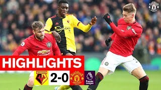 Highlights  Watford 20 Manchester United  Premier League 201920 [upl. by Gemmell756]