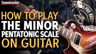 How to Play the Minor Pentatonic Scale On Guitar [upl. by Eulalee]